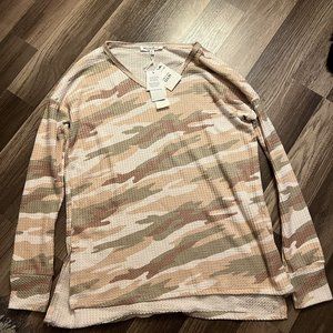 WORKSHOP REPUBLIC SHOP PINK CAMO TOP